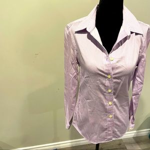 Banana Republic Non Iron Lilac Button Down Shirt